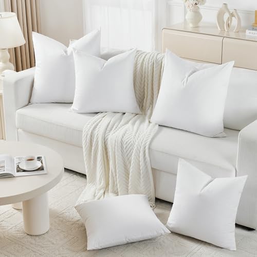 Oubonun 20 x 20 Down Feather Throw Pillow Inserts