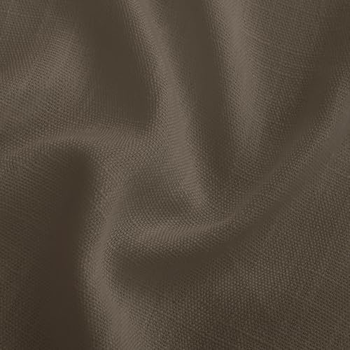 84 Inches Long Pinch Pleated Linen Light Filtering Curtains