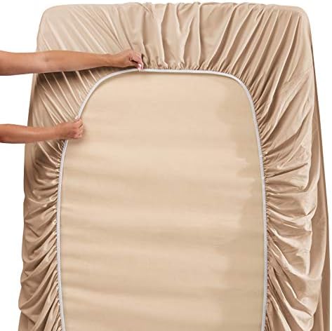 Hearth & Harbor Luxury Soft 6 Piece Bed Sheet Set Extra Deep Pocket