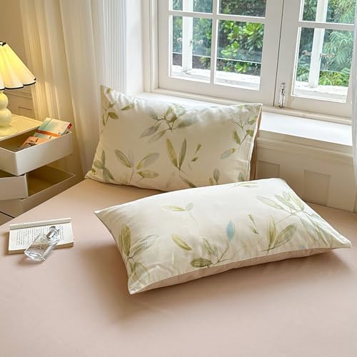 Bedding Duvet Cover Queen Size Set 100% Cotton Floral Pattern Bedding