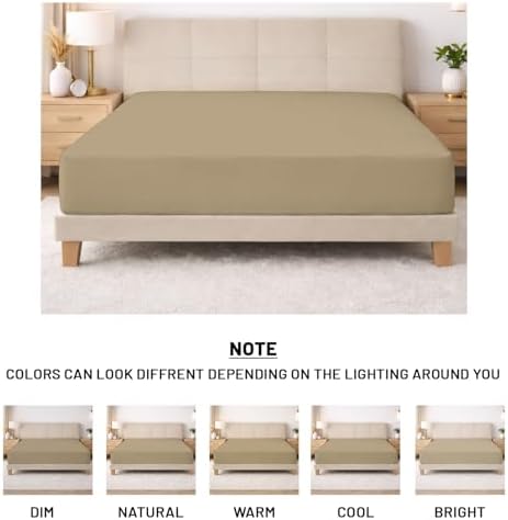 SGI bedding 100% Egyptian Cotton 600 TC Queen Size Fitted Sheet Only