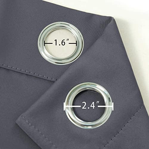 Set of 2 Panels Grommet Curtains Perfect for Making Your Bedroom and