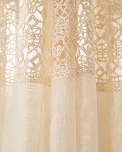 Manor Luxe Juliette 100% Polyester Sheer Curtain Panel 52 x 120 in