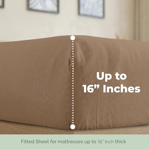 Elegant Comfort Ultra Soft Bulk Pack of 6 Bottom Fitted Sheets - 1500