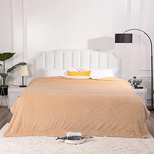 NANPIPER King Size Blanket Warm Sherpa, Soft Fleece Throw for Bed