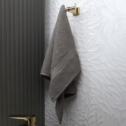 Hand Towels Set of 4 - Soft & Thick, Large (16"x 28") 100% Cotton