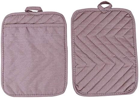 Anyi Pot Holders for Kitchen Heat Resistant, Cotton Hot Pads for