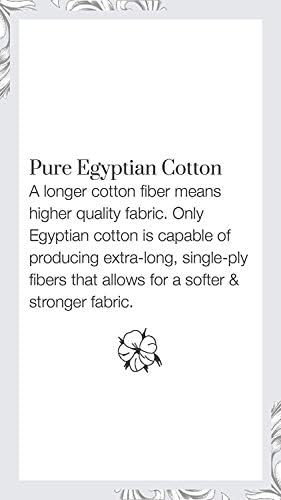 Full-Queen Bed Size Cotton Duvet Cover Set - 550 Thread Count Sateen