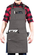 Hudson Durable Goods Woodworking Edition Waxed Canvas Tool Apron for