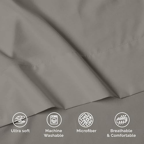 Luxury Flat Sheet on Amazon Elegant Comfort Wrinkle-Free 1500 Premier