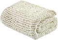 Madison Park Chunky Double Knit All Season Throw Blanket, 50 x 60