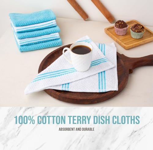 Lane Linen 16Pc Kitchen Towel Set - Heat Resistant Oven Mitts & Pot