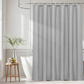 AooHome Shower Curtain Liner, Fabric Bathroom Curtain with Hooks for