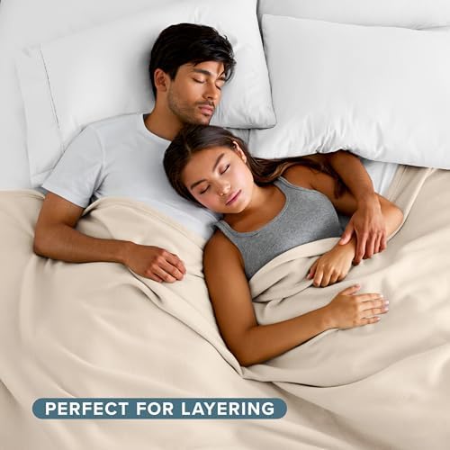 Bare Home Polar Fleece Blanket (King, Sand)
