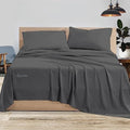 100% Egyptian Cotton King Sheet Set - 4 Piece Sheets with 16" Deep