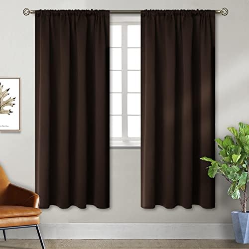 BGment Rod Pocket Blackout Curtains for Bedroom - Thermal Insulated