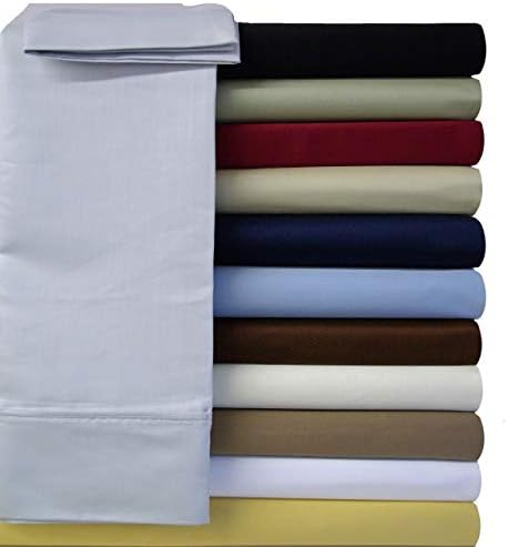 Split-King Size Sheets with 2 Twin-XL Fitted Sheets, Taupe, 100%