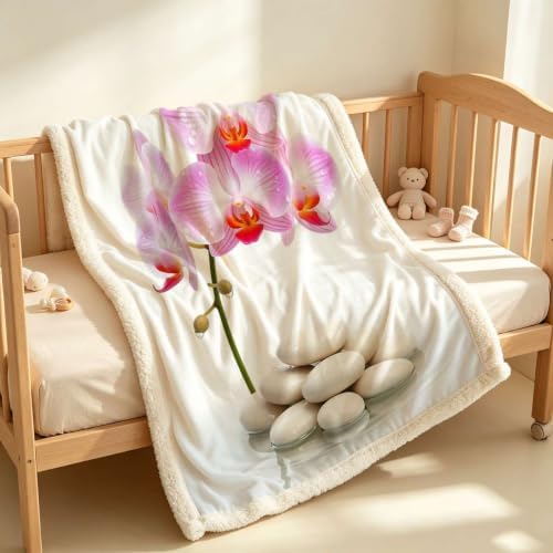 Minimal Extra Warm Sherpa Fleece Blanket 60”x 80”