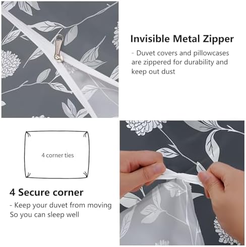 Brushed Microfiber Duvet Cover Set 3PCS