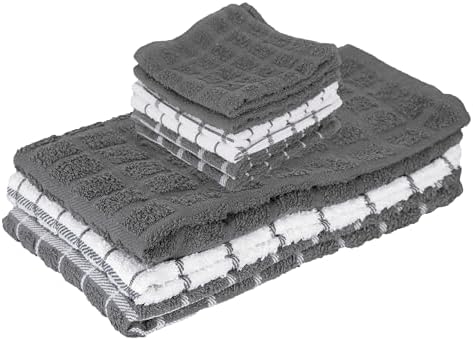 Ritz Premium 3-Pack Kitchen Towel & 6-Pack Dish Cloth Set - Highly