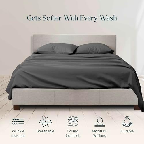 100% Pima Cotton Sheet Set – Premium Sateen Weave, Cooling Bed Sheets