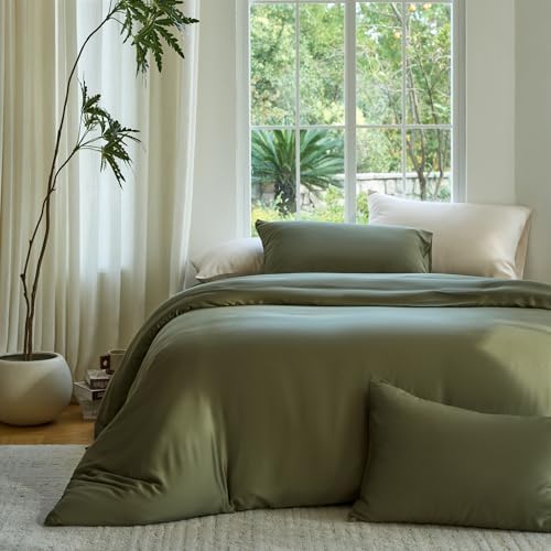 DOZ Duvet Cover Set, 100% Viscose derived from Bamboo, Organically