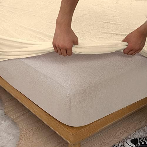 100% Cotton Split-Top-King (Adjustable King Bed Size Sheets) 600TC