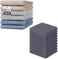 Homaxy Premium Kitchen Towels 6 Pack18 x28, Large Cotton 380 GSM Dish