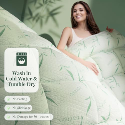 LIANLAM Mattress Topper,1200 GSM Cooling Mattress Pad,2In Extra Thick