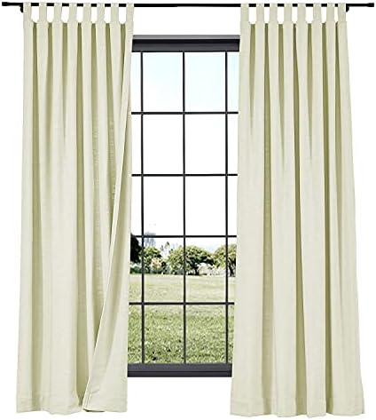 Living Room Polyester Blend Curtains Home Decorative Tab Top Curtains