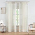 WEST LAKE Bailey Linen Pinch Pleat Light Filtering Curtains 84 Inches