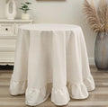 70" Round Decorator Tablecloth Dining and Banquet Rustic Style Linen
