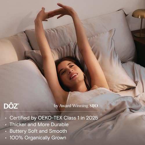 DOZ Duvet Cover Set, 100% Viscose derived from Bamboo, Organically