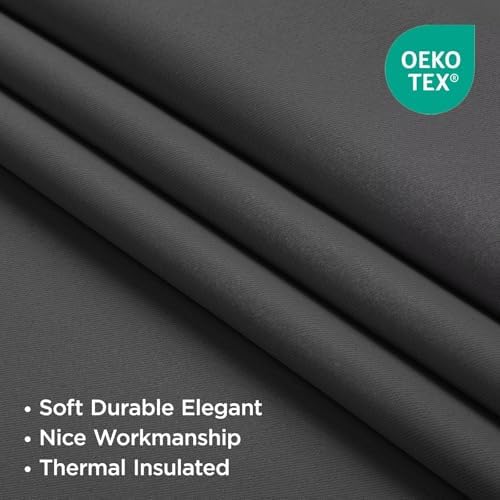 Joydeco Blackout Curtains 84 Inch Length 2 Panels Set, Thermal