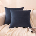 Amazon Basics Velvet Throw Pillow Covers, Soft Decorative Square