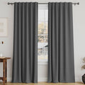 Turquoize Blackout Window Treatment Curtains Back Tab for Living