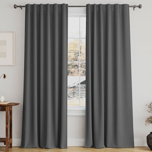 Turquoize Blackout Window Treatment Curtains Back Tab for Living