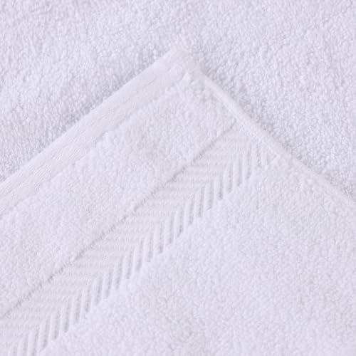 SUPERIOR Zero Twist 100% Cotton Bathroom Towels, Super Soft, Fluffy