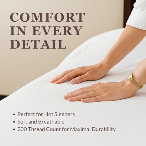 Superity Luxurious Hotel Quality Twin Size Duvet Cover – 100% Soft and