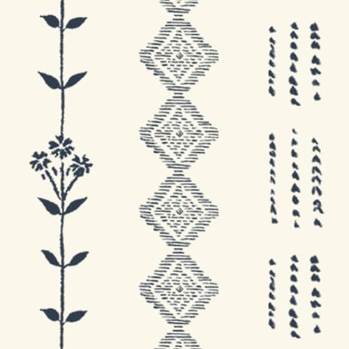 Sheer Linen Boho Patterned Curtains 50x63 Inches Long for Living Room
