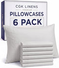 Standard Pillow Cases Set of 6 - Ultra Soft Pillowcase Covers - French