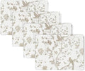 Laura Ashley Cork Placemats, 16 x 12-inch, Set of 4, Summer Palace