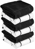 T-Fal Solid & Checked Parquet Kitchen Towels: Highly Absorbent, Super
