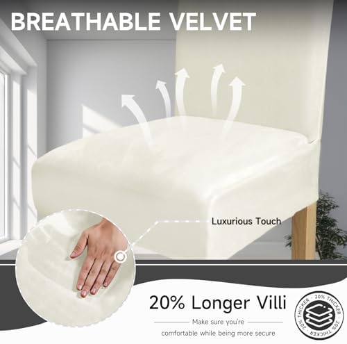 Velvet Dining Room Chair Covers Washable Dining Chairs Covers Stretch