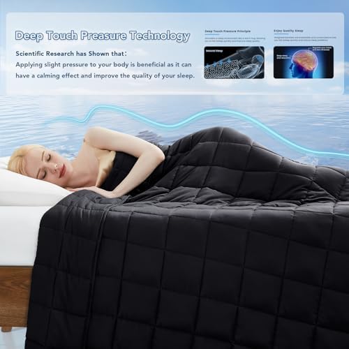 Topcee Weighted Blanket for Adults (20 lbs, 60" x 80") Queen Size Soft