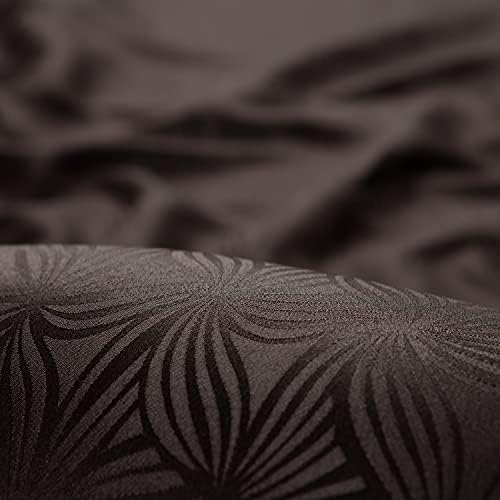 Chanasya Premium 2-Panel Classy Embossed Floral Textured Curtains