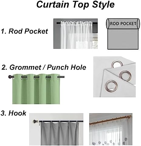 Bedroom Blackout Curtains 2 Panel Sets,2 x 54W x 84H,Living Room