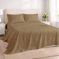 Rajlinen 100% Cotton Queen Sheets Set, Cooling & Breathable Bed