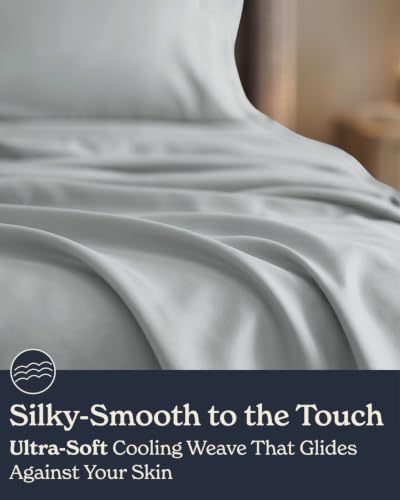 Beckham Hotel Collection Twin XL 3 Piece Cooling Sheet Set for Hot