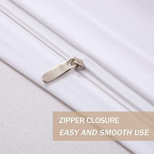 100% Supima Cotton Duvet Cover, 1 Pieces 500-TC Luxury Soft Bedding